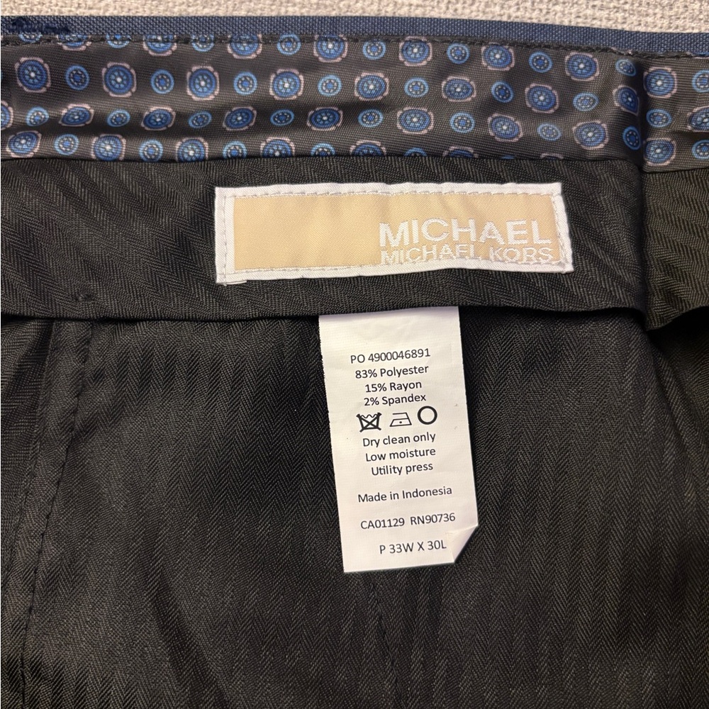 MICHAEL Michael Kors Blue Dress Pants - Picture 2 of 3